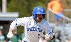 Baseball vs Babson  Wheaton College Baseball vs Babson during Championship game of the NEWMAC Championship hosted by Wheaton. - (Photo by Keith Nordstrom) : Wheaton, baseball, NEWMAC